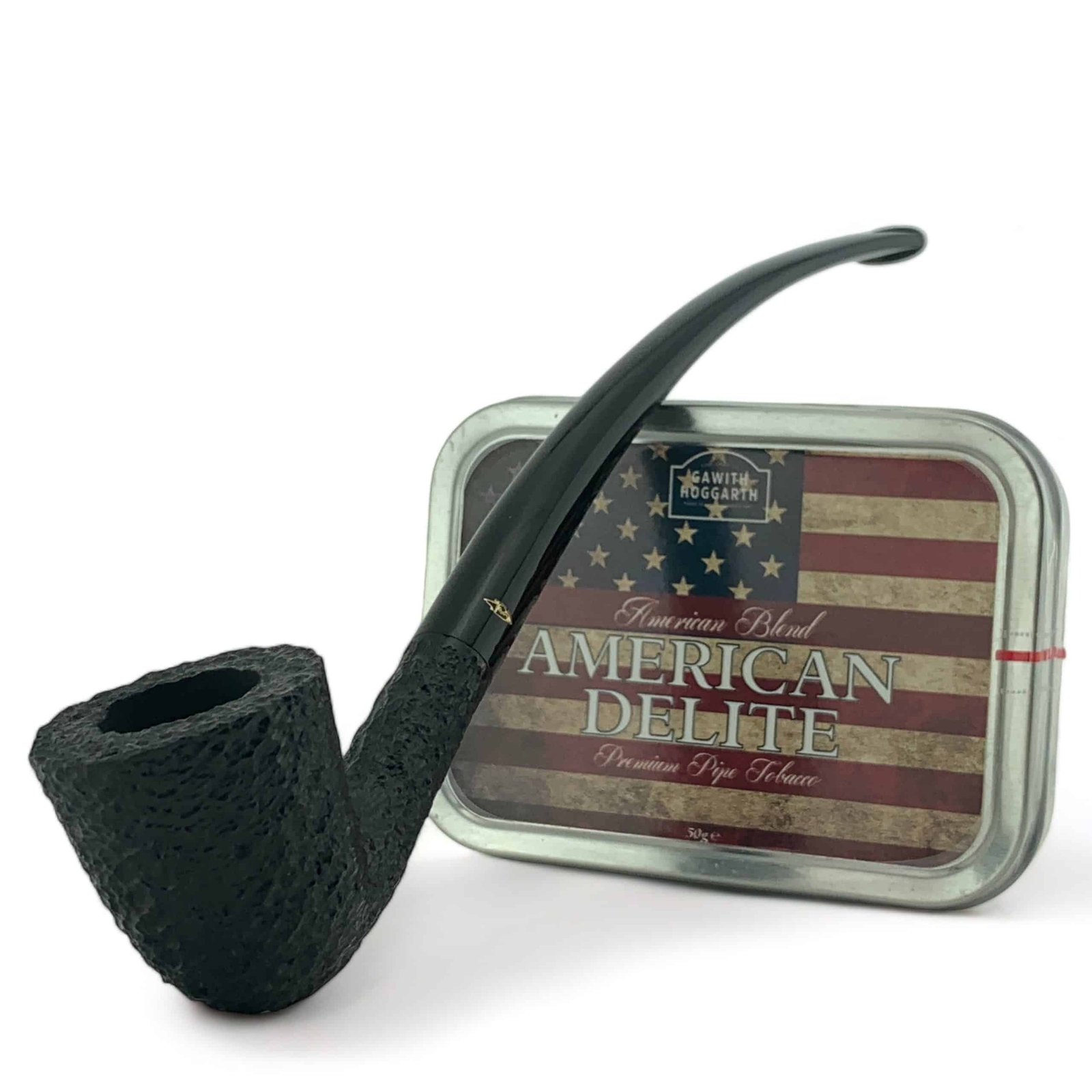 Savinelli Pipe: Churchwarden Black Rusticated (921) Pipe - Image 2