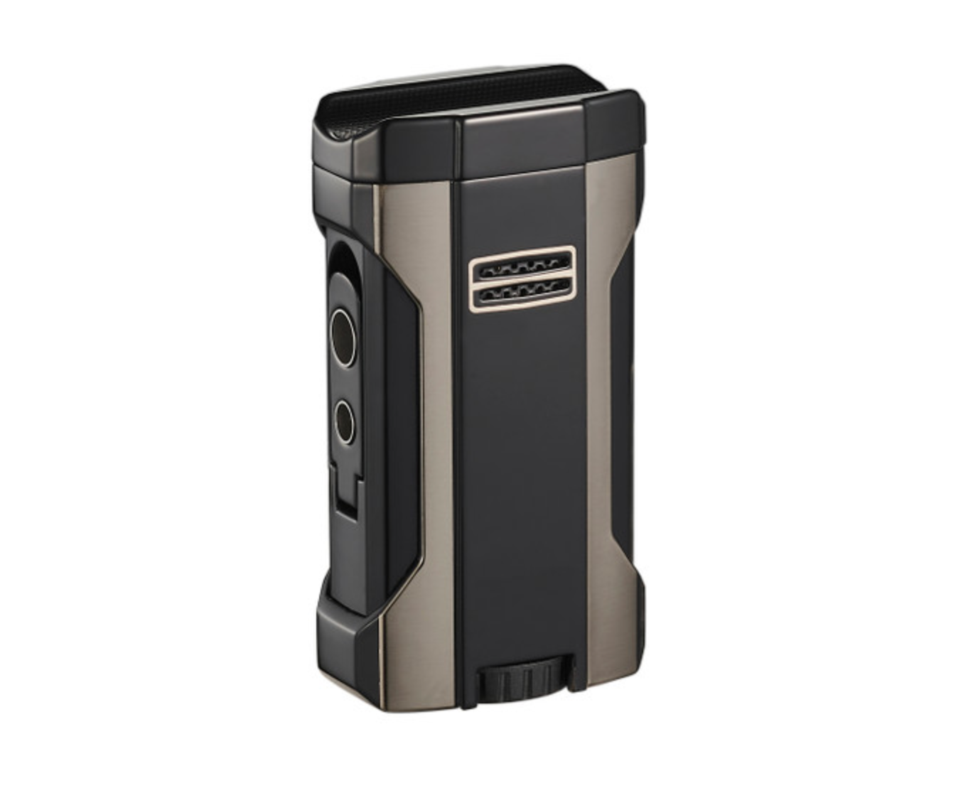 Visol Rhino 2.0 Gunmetal & Black Quad Torch Flame Cigar Lighter - Image 4