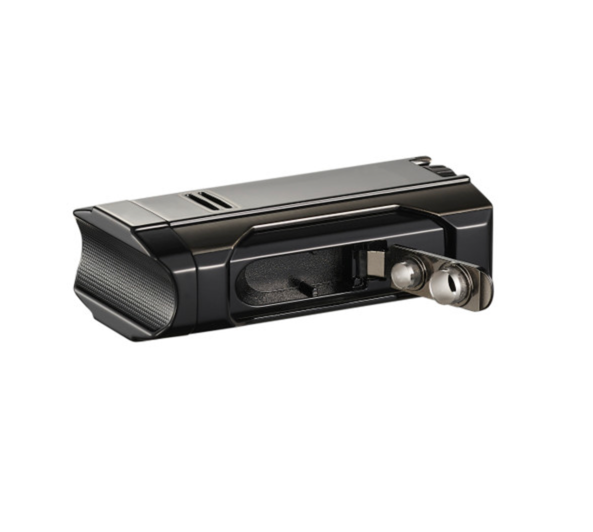 Visol Rhino 2.0 Gunmetal & Black Quad Torch Flame Cigar Lighter - Image 3