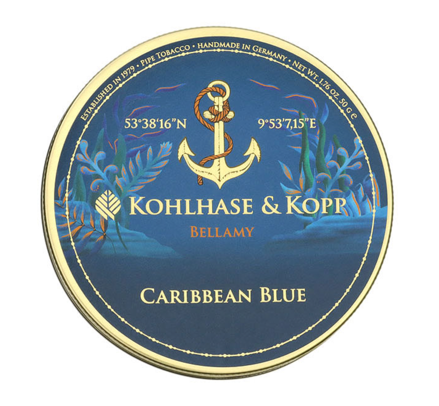 Caribbean Blue: Bellamy 50g Tin