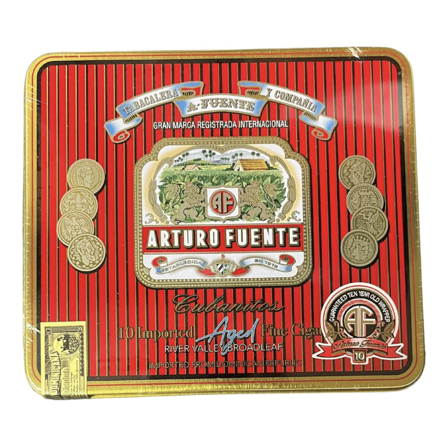 Arturo Fuente Maduro Cubanitos Red Tin