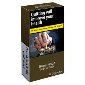 Superkings Original Black – 20 Cigarettes